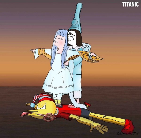 Карикатуры про Мальвину