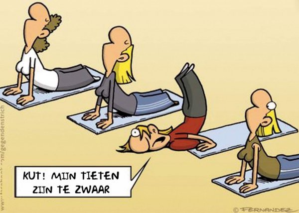 Карикатуры про йогу