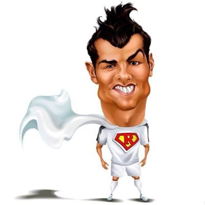 Криштиану Роналду карикатура