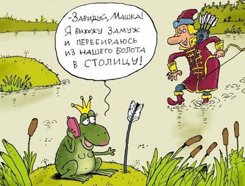 Анекдот про лягушку
