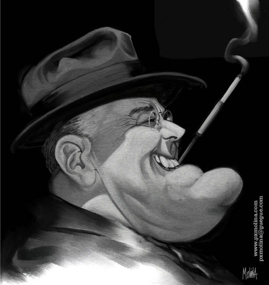 Новый курс Рузвельта карикатуры