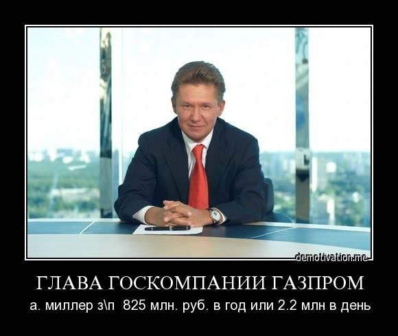 Миллер Газпром мемы