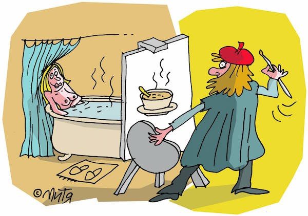 Художник карикатура