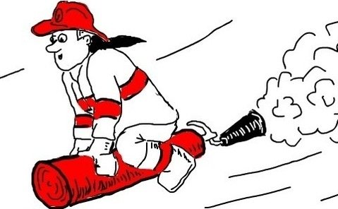 Пожарные карикатуры