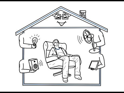 Раскраска умный дом