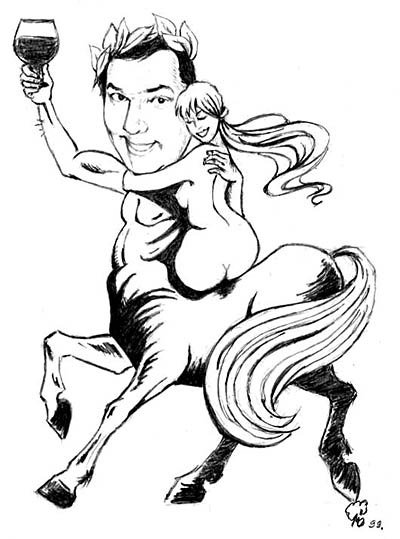 Кентавр карикатура