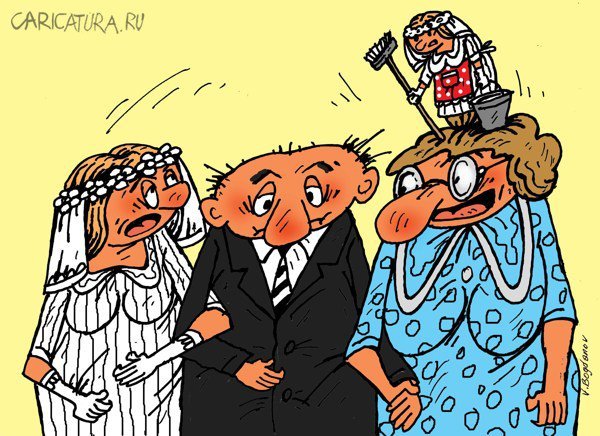 Свекровь и невестка карикатуры