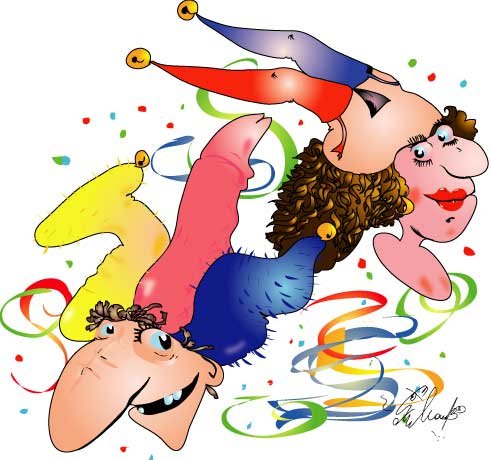 Шарж карнавал