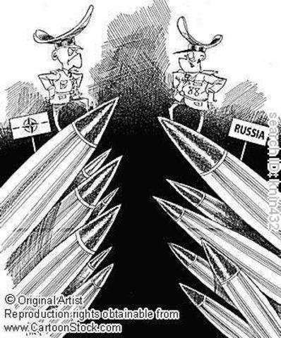 Гонка вооружений холодная война карикатуры