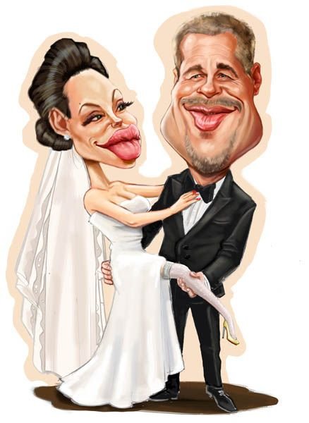 Карикатура Джоли