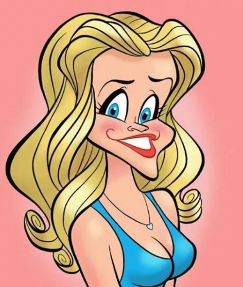 Карикатуры на блондинок прикольные