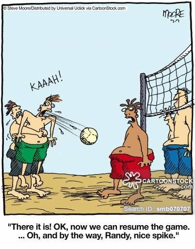 Смешной волейбол карикатуры