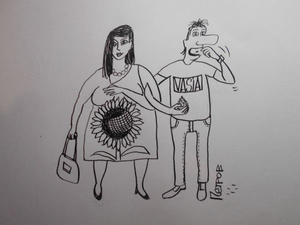 Александр Петров шарж