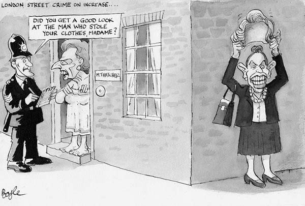 Маргарет Тэтчер карикатуры