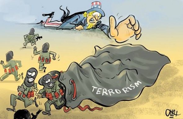 Абу Бакр Аль Багдади карикатура