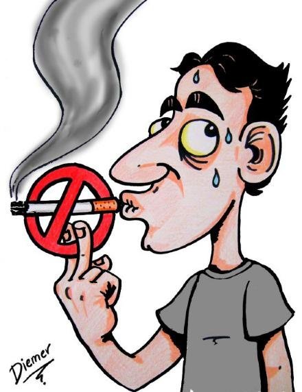 Карикатуры на курящих