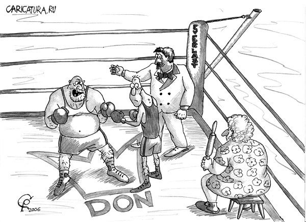 Смешные карикатуры про спорт