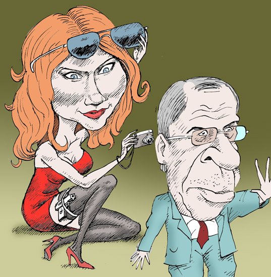 Лавров шарж