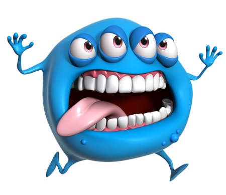 Монстр карикатура