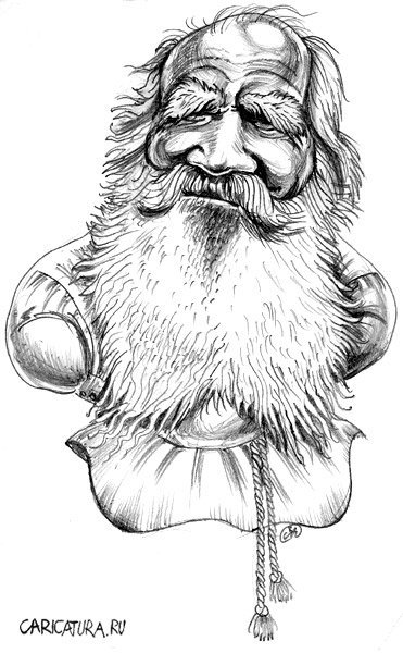 Лев толстой карикатуры шаржи