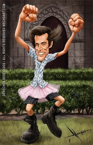 Джим Керри Бенито Муссолини