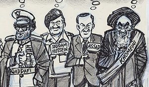Саддам Хусейн карикатура