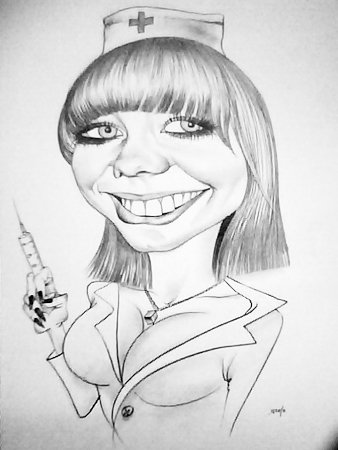 Карикатура карандашом