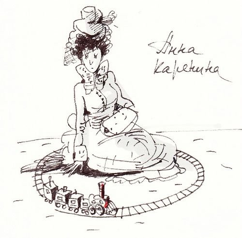 Анна Каренина рисунок