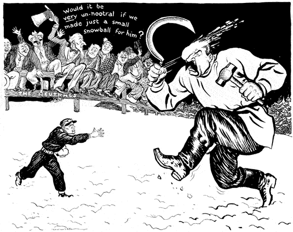 Карикатура на Сталина советско-финская война