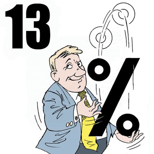 Налоговый вычет карикатура