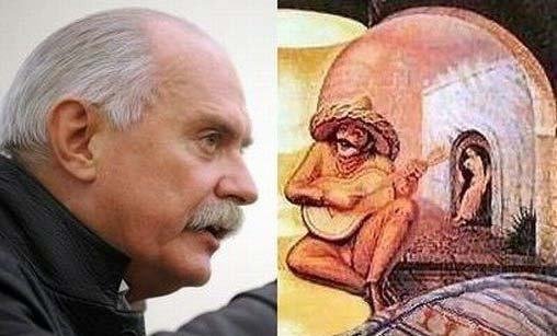 Карикатуры на михалкова никиту (46 фото)