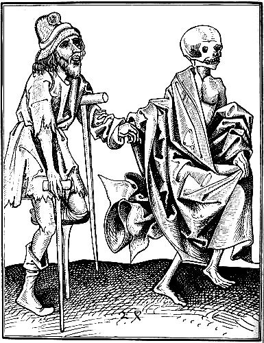 Герцогиня. Серия "пляска смерти" Ганс Гольбейн младший