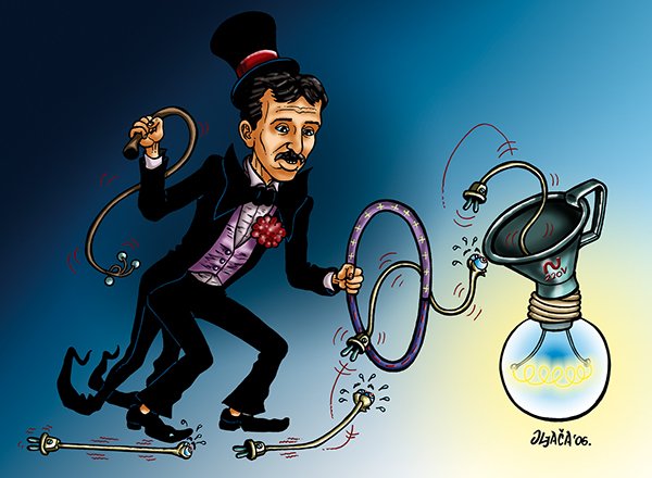 Аэрография Никола Тесла