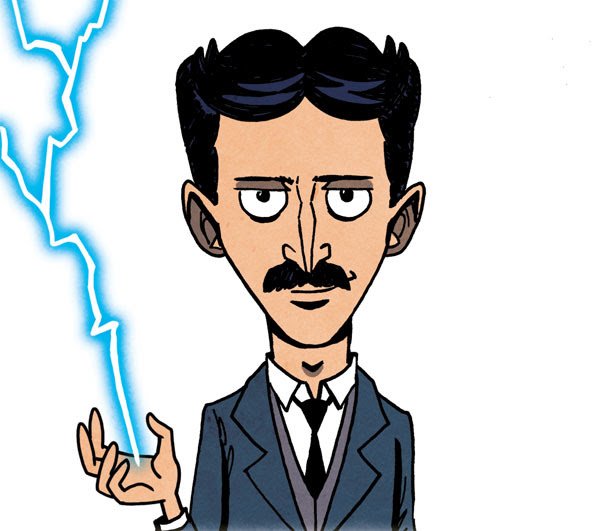 Тесла Никола Clipart