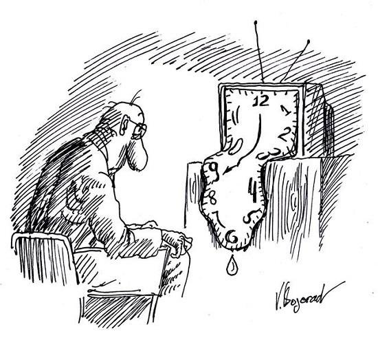 Карикатура часов