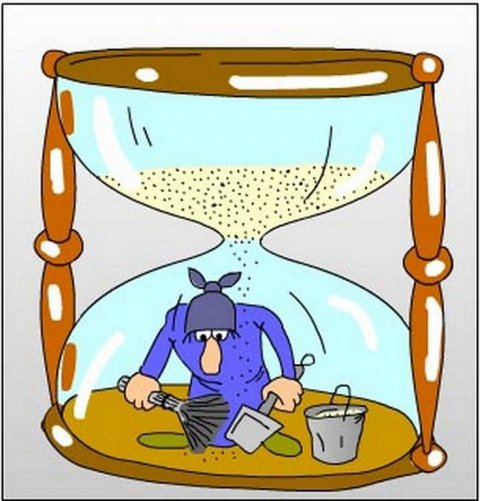 Часы карикатура