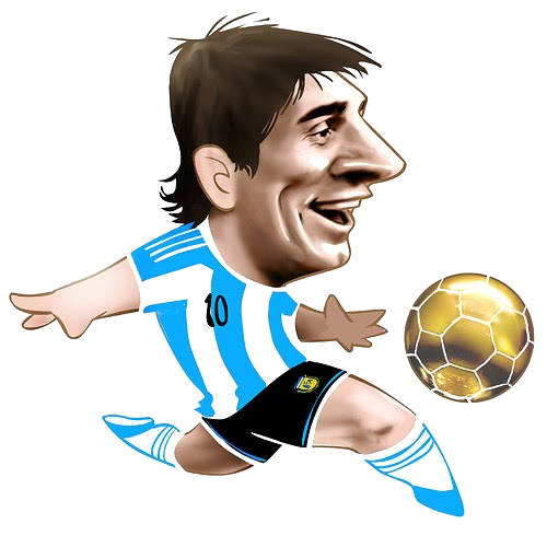 Шарж футболист