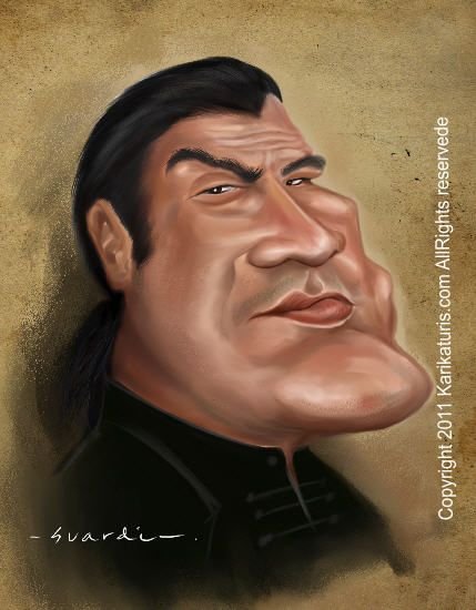 Пенсионер шарж