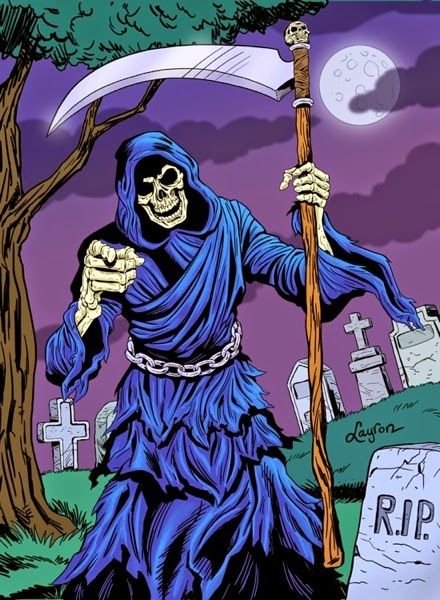 Смерть карикатура с косой (48 фото)