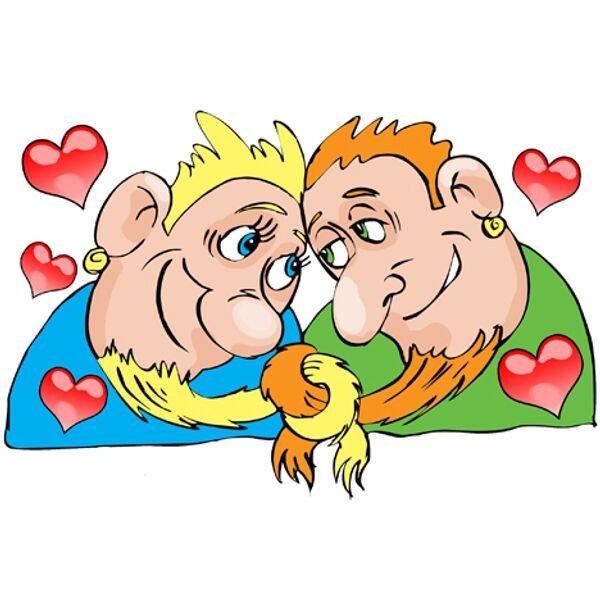 Однополые браки карикатура