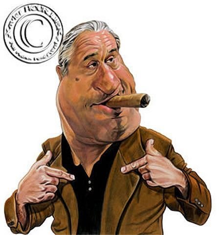 Роберт де Ниро шарж