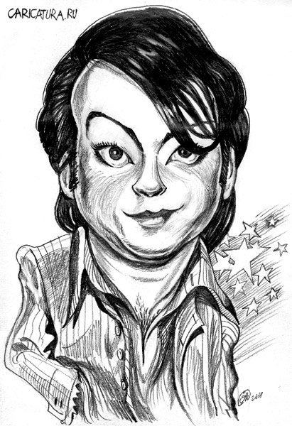 А́лла Бори́совна пугачёва шарж
