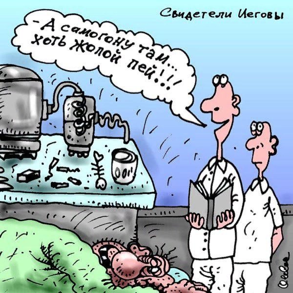 Свидетели Иеговы карикатура