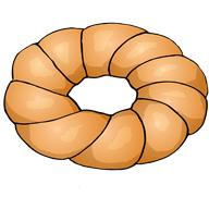 Булочка мультяшная