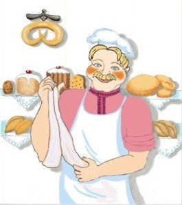 Повар с баранками