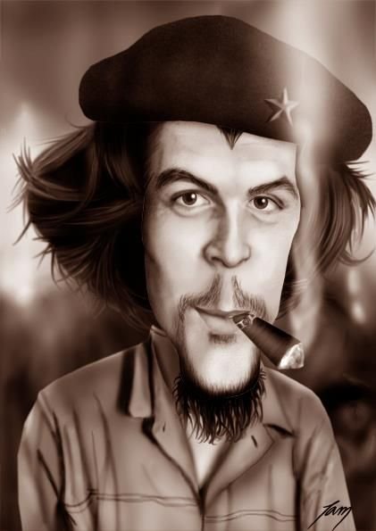 Карикатура че Гевара чё