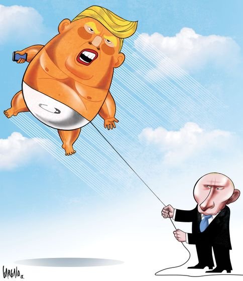 Смешные карикатуры на Трампа