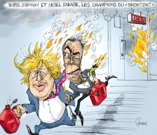 Борей Джонсон карикатура