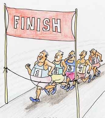 Соревнования карикатура