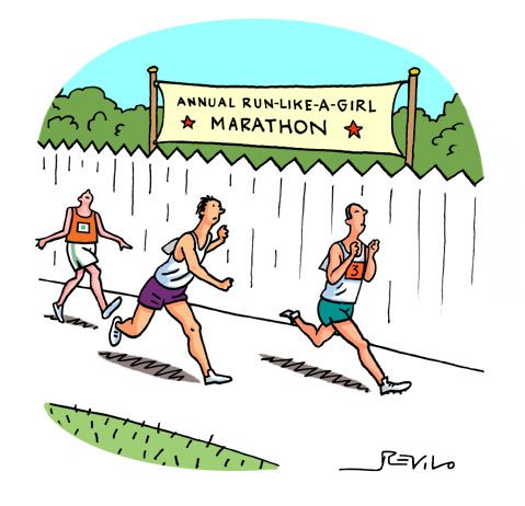 Шутки про бегунов